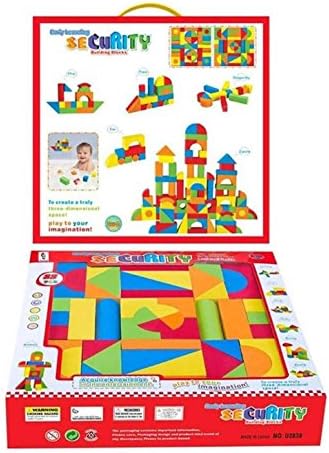 88Pcs Non-Toxic Foam EVA Building Blocks