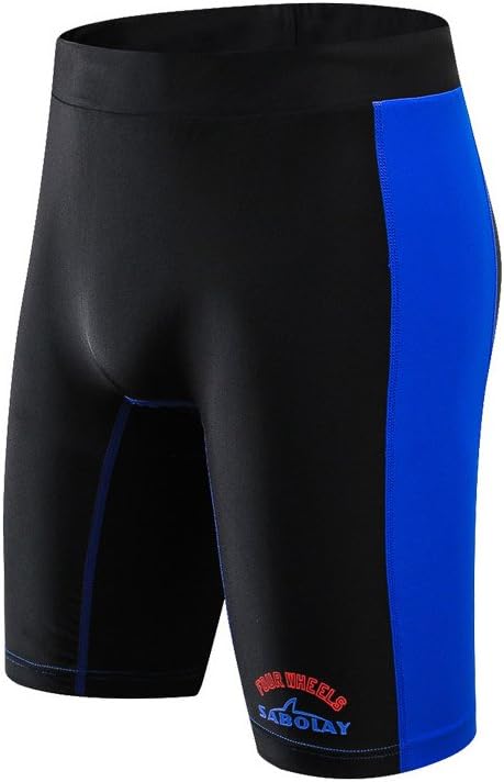 SABOLAY Men's Quick Dry Swimwear Shorts Surf Swimsuit High Elastic Swim Trunks