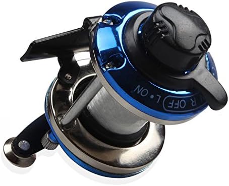 DouFole Hot Big-Game Blue Fishing Reel Bait Casting Trolling with-Line Right Handed-Round