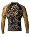 Raven Fightwear Men's Anubis MMA BJJ Long Sleeve Rash Guard X-Large