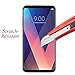 LG V30 Screen Protector,BONUM Full Coverage Anti-Scratch, Anti-Fingerprint, Easy to Install Curved Tempered Glass Screen Protector for LG V30
