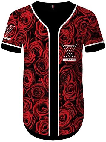 UrbanMax Mens Streetwear Hipster All Over Printed Printed Longline T-Shirts