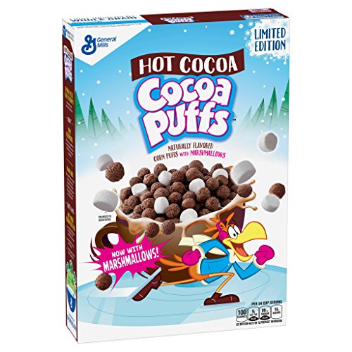 Cocoa Puffs Hot Cocoa With Marshmallows Limited Edition Family Size 22.5 Ounce