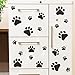 MLM Dog Paw Prints-Dog Pup Removable Vinyl Wall Sticker Decoration Décor for Children Nursery Room Home Décor Art Mural DIY