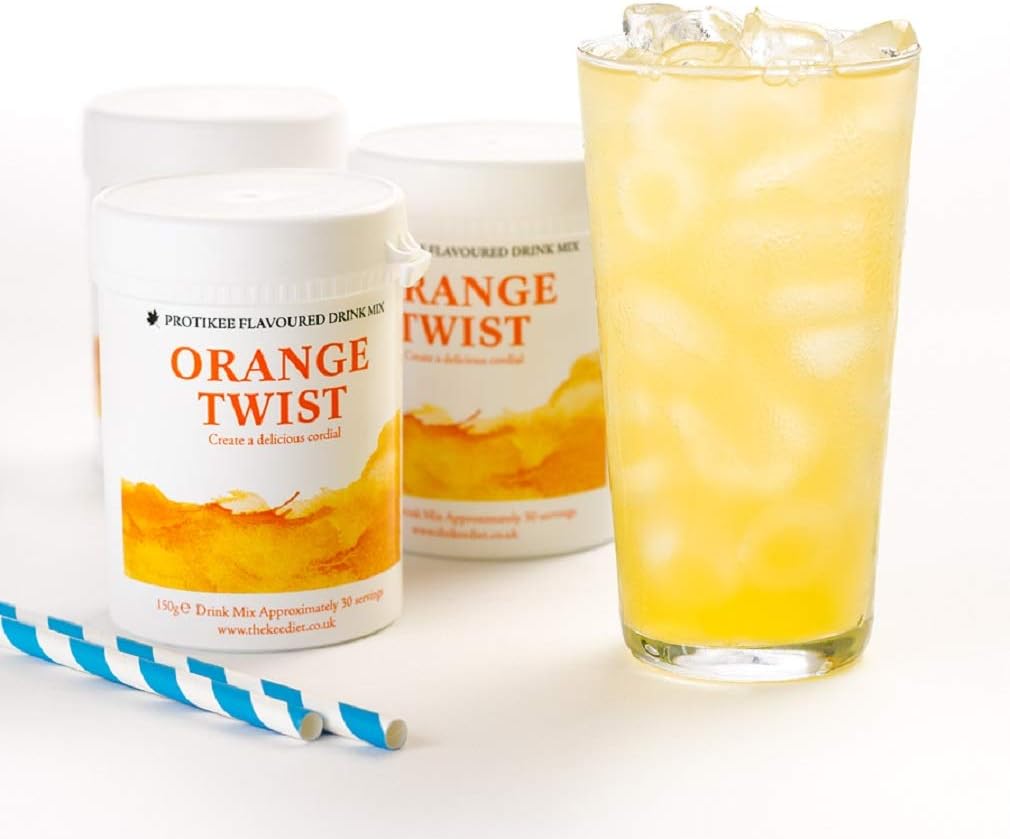 3 x 150g Ketogenic High Fibre Water Flavour Pots by KeeDiet®