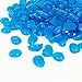 Whonline 300 Pcs Blue Glow Pebble Stone for Garden Walkways Decoration