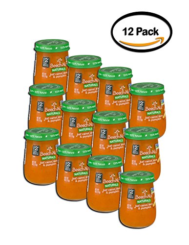 PACK OF 12 - Beech-Nut Naturals Just Carrot, Corn &amp; Pumpkin Stage 2, 4.0 OZ