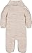 ZOEREA Baby Boy Outfits Set, 3pcs Long Sleeves Gentleman Jumpsuit & Vest Coat & Berets Hat with Bow Tie (Label 70/Age 0-6months, Khaki 1)