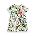 Weixinbuy Toddler Girls Flower Short Sleeve Party Princess Summer Dresses