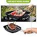 Odoland Camping Cookware Frying Pan with Folding Handle, 9.5” Portable Camp Pan Cooking Equipment for Outdoor Camping Hiking and Picnic,Durablethumb 2
