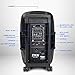 LyxPro 12 Inch Active PA Rechargeable Battery Speaker System, Bluetooth, MP3, USB, SD Card Slot, Foldable Carry Handle, Easy Carry Wheels-SPA-12 BATthumb 1