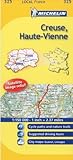 Michelin Map France: Creuse, Haute-Vienne 325 (Maps/Local (Michelin)) (English and French Edition) by 