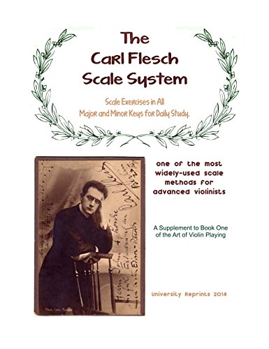 Carl Flesch Scale System. Scale Exercises in All Major and Minor Keys for Daily Study. A Supplement to Book One of the Art of Violin Playing. [Student Loose Leaf Facsimile Edition. Re-Imaged from Original for Greater Clarity. 2014]