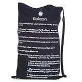 Kakoon Extra-Large Drawstring Laundry Bag with Shoulder Strap, 24-Inch-by-36-Inch
