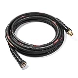 MATCC Pressure Washer Hose 25 FT Pressure Washer Extension Hose M22-14mm Thread with Brass Fitting for Pressure Washers