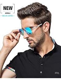 ATTCL Gafas de sol polarizadas de conducción para hombres Al-Mg Metal Frame Ultra Light