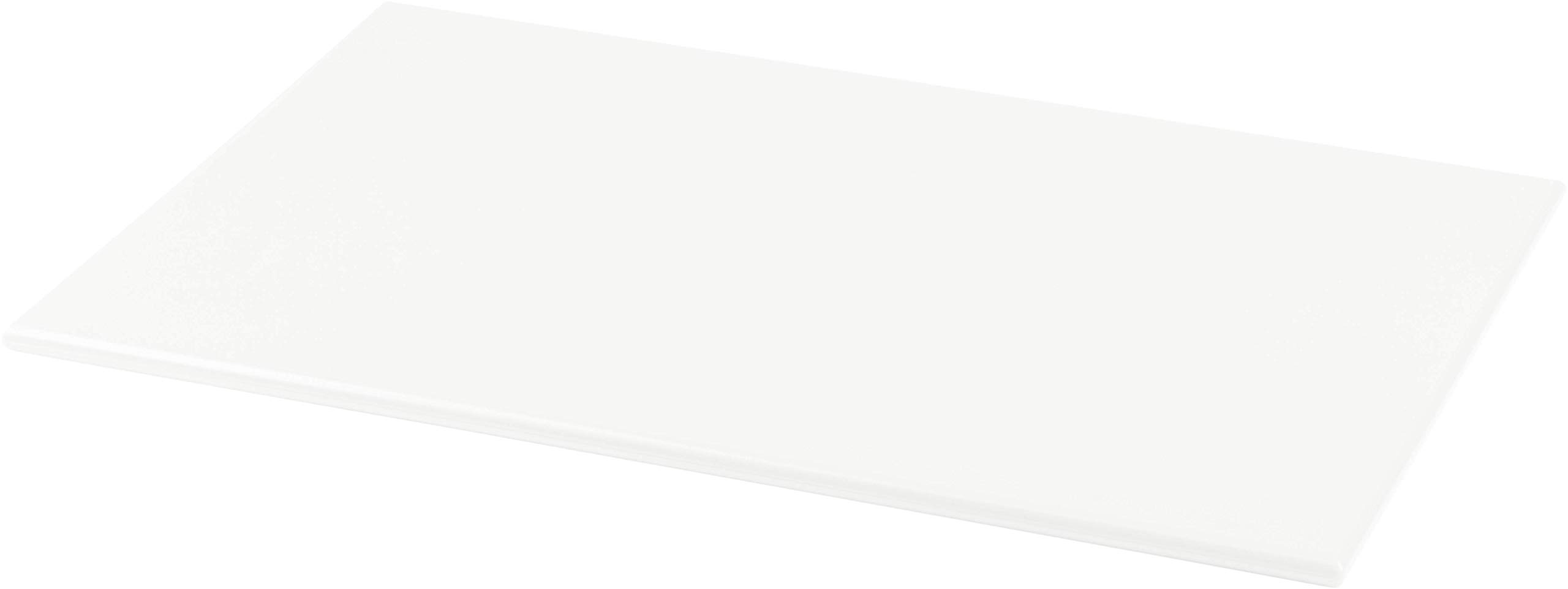 Rockingham Forge Colour Coded Polyethylene Plastic Chopping Board 45cm x 30cm x 2.5cm, White, 44 x 30 x 2.5 cm