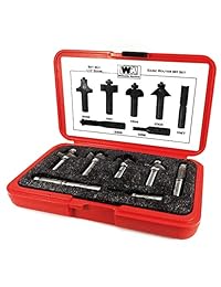 Whiteside Router Bits 401 broca de rebajadora básica con 1 2 pulgadas de vástago