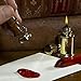 Topbuti Vintage Retro Wooden Alphabet Letter Initial Wax Classic Sealing Wax Seal Stamp (J)