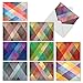 The Best Card Company - 10 Boxed All Occasion Cards with Envelopes (4 x 5.12 Inch) - Colorful, Fun Note Cards Assorted - Harlequin M3054