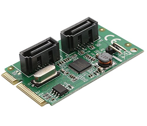 Syba 2 Port SATA III Mini PCI-e Pci-express Card full size Components Other SD-MPE40056