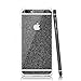 Toeoe Full Body Bling Crystal Diamond Shinning Screen Protector Film Sticker for iPhone 6 Plus/6s Plus (Black)