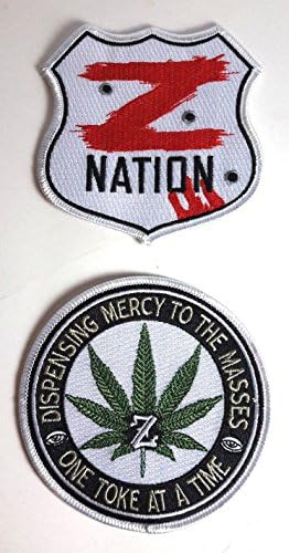 Z NATION TV Series 4" Logo Embroidered Patch Set of 2