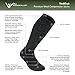 Wanderlust Merino Compression Socks - Premium Knee-High Wool Support Stockings For Men & Women. Boosts Energy, Stamina & Circulation - Best For Swelling, Travel, Hiking, Edema, DVT, Pain & More!