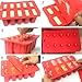 10-Cavity Frozen Ice Cream Pop Mold Silicone Popsicle Maker Lolly Mould with Cover Lid +12 Sticks