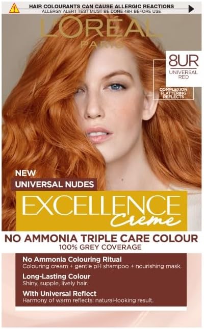 L'Oréal Paris Excellence Universal Reds Ammonia-Free 8UR Universal Red