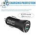 Quick Charge 3.0 Car Charger, Bralon 5.4A Rapid Car Charger with Smart Identification for Samsung Galaxy S8/plus,S7/Edge,Google Nexus 5X/6P, Pixel (XL),Lumia 950/950XL,HTC 10,LG G6,G5,Iphone and More