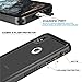 SNOWFOX iPhone Xs/iPhone X Waterproof Case, Underwater Full Sealed Cover IP68 Certified for Waterproof Snowproof Shockproof and Dustproof with Built-in Screen Protector for iPhone X/Xs (Black)