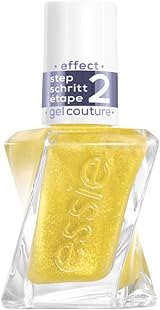 essie Gel Couture Metallic Glaze Top Coat Crushed Gold 0.46 fl oz