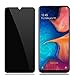 for Samsung Galaxy A50 A30 A20 M30 A30S A50S Privacy Tempered Glass Screen Protectors, 9H Hardness HD Anti-Scratch Anti-Fingerprint Anti-Spy Screen Protectors (1 Pack)