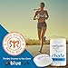 bluerub Anti Chafe Stick All Natural Silicone Petroleum Free USA Manufactured .5oz