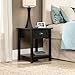 Sauder County Line Night Stand, Estate Black finish
