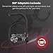 Bluetooth Earbuds, TaoTronics Sport Headphones with Adjustable Earhooks, Wireless Earphones for Running Gym Workout (IPX6 Waterproof & SweatProof, aptX Lossless Sound, 8 Hours Playtime)