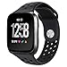 NO1seller Top Bands Compatible for Fitbit Versa Small Large, Soft Silicone Sport Strap with Ventilation Holes Replacement Wristband for Fitbit Versa Fitness Smart Watch Women Men