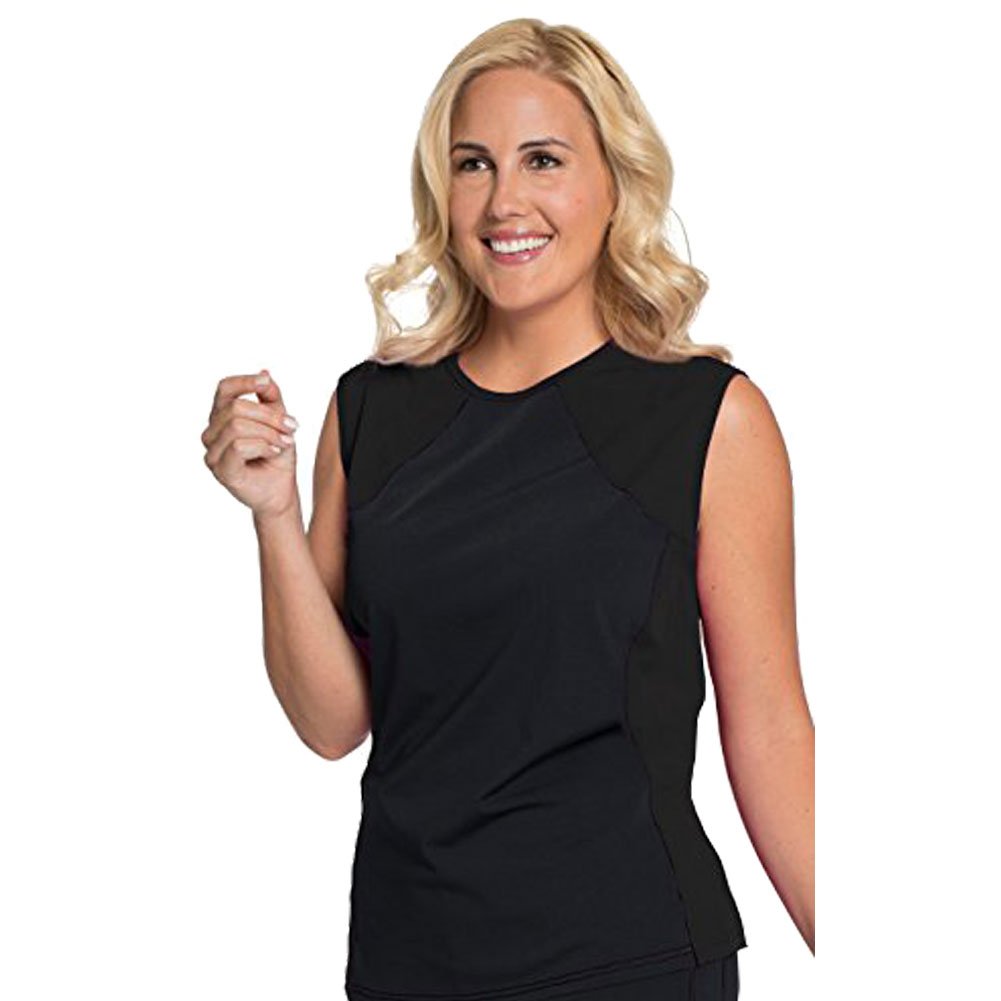 HydroChic Women’s Modest Tank Top Rash Guard Swim Shirt- Chlorine Proof