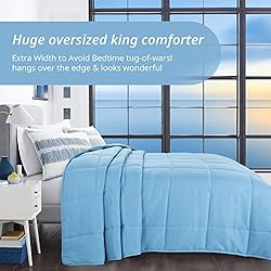 HOMBYS Oversized King Comforter 120x120 Lightweight