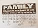 Birthday Board - Family Together We Have It All - Brown w/ White Letters by Crafty Concepts