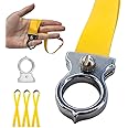Runzkzy Slingshot Catapult, Framless Slingshot with Ring Slingshot Bands, Metal Slingshots for Adults, Small Slingshots for Hunting Shooting Practice