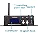 Lixada 2.4G Wireless DMX 512 Controller Transmitter Receiver LCD Display Power Adjustable Repeater Lighting Controller