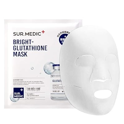 SUR.MEDIC BRIGHT GLUTATHIONE MASK - 1 BOX OF 10 Guyana | Ubuy