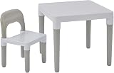 Liberty House Toys Multi-Coloured Table & Chair Set, White & Grey view 6