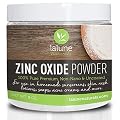 La Lune Naturals Zinc Oxide Powder â€¢ Non-Nano and Uncoated â€¢ 10 FREE Recipes and Scoop - Pure Zinc Oxide for Lips, Foundation, Foot Powder, Sunblock, Face, Babies, Kids, Acne, Eczema - Perfect for Homemade Sunscreen and Homemade Deodorant
