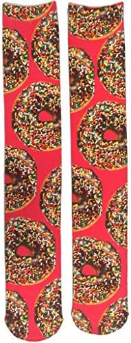 Sockalicious by Confetti and Friends Girl's Fun Knee High Socks- Donut