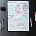 17x12 inch Dry Erase Whiteboard - Magnetic Fridge Calendar - White Board Calendar for Refrigerator