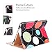 ProCase for iPad 9.7 Inch iPad 6th/5th Generation Case 2018 2017/iPad Air 2/Air 1 Case, Premium Leather Folio Corner Protection Multi-Angle Viewing Stand Cover with Front Pocket Pen Loop -Circles