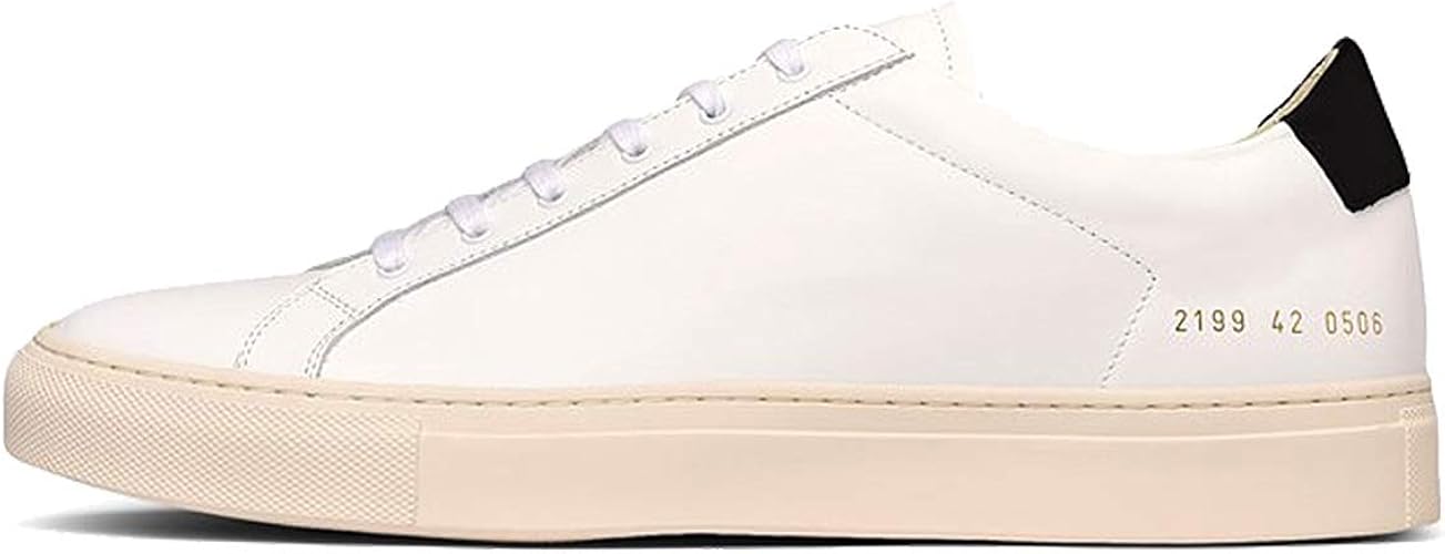 Amazon コモンプロジェクト Retro Low レトロ ロー スニーカー ホワイト 白 2199 0506 43 28 0cm 並行輸入品 Common Projects コモンプロジェクト スニーカー